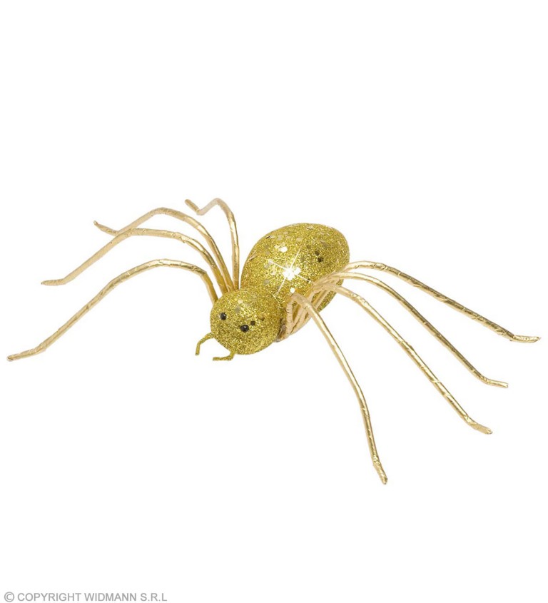 Dekoratív pók - arany
