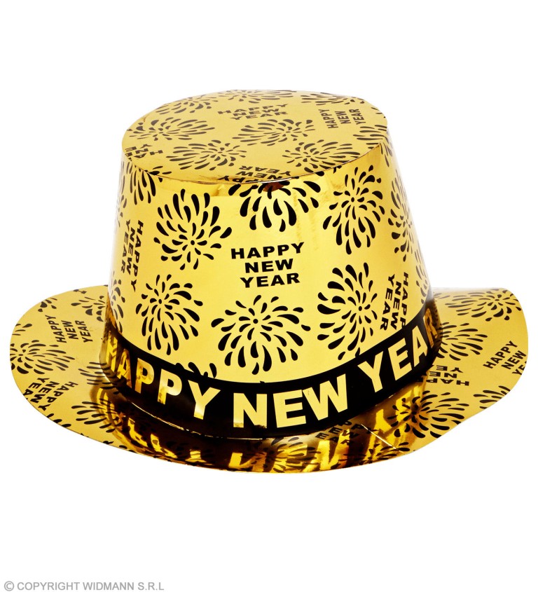 Boldog új évet kalap - arany
