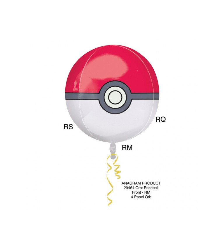 Fólia léggömb - Pokémon
