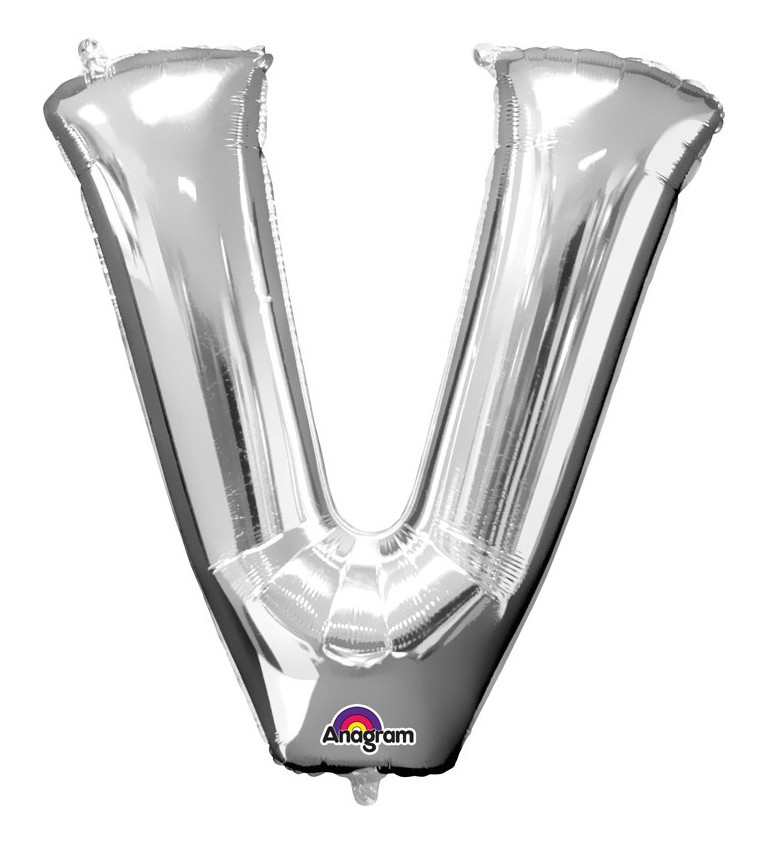 Ezüst fólia lufi V