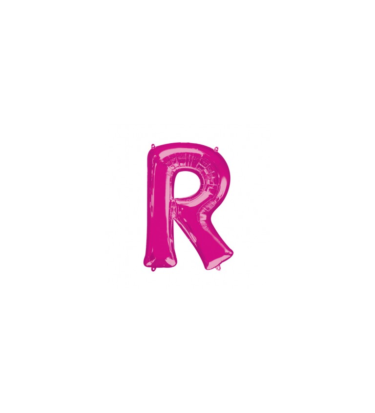 Rózsaszín fólia léggömb R
