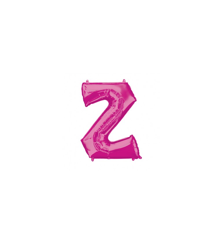 Rózsaszín fólia léggömb Z