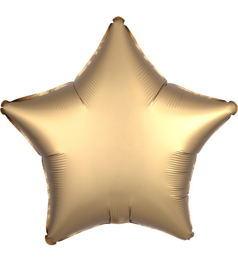 Fólia léggömb Csillag - arany
