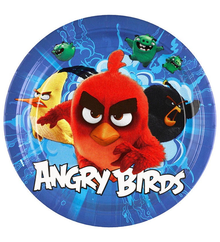 Angry Birds tányér - 8 db