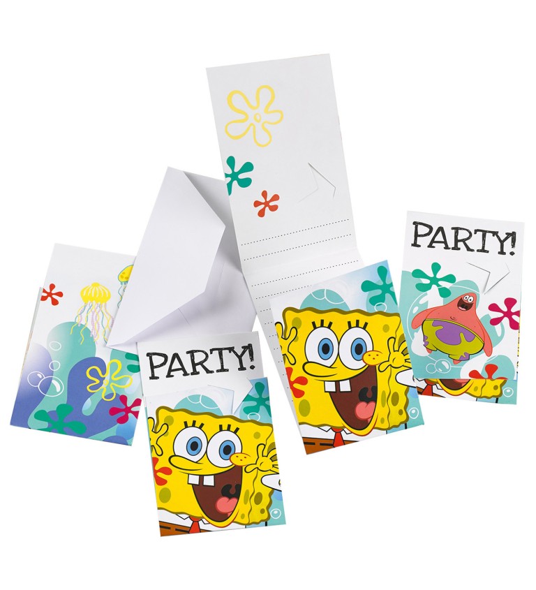 Parti meghívók - Spongya Bob