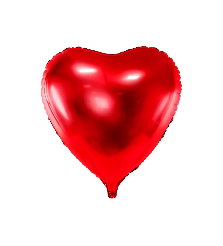 Fólia ballon nagy szív - piros
