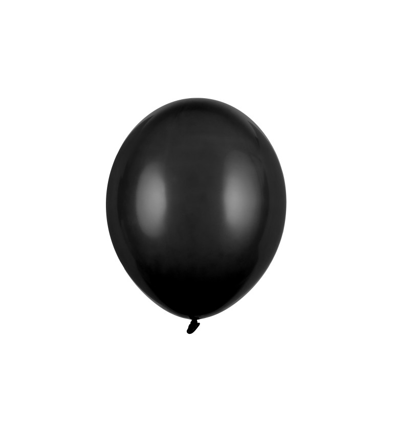 Pasztell léggömb - fekete színű - 10 db