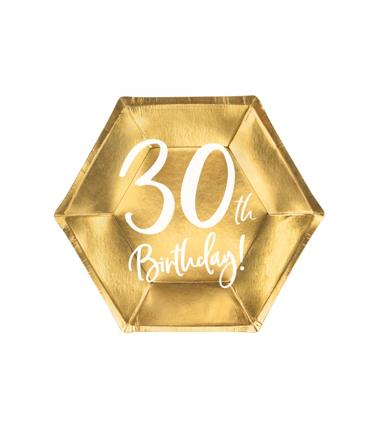 Arany hatszögletű lemezek 30. születésnap
