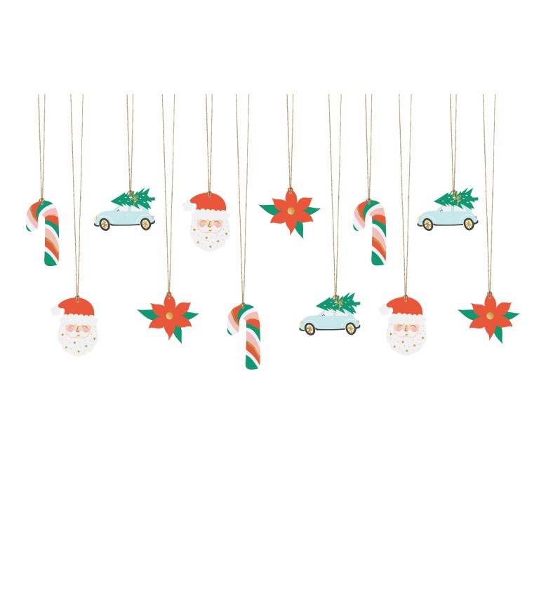 Santa ajándékcímkék