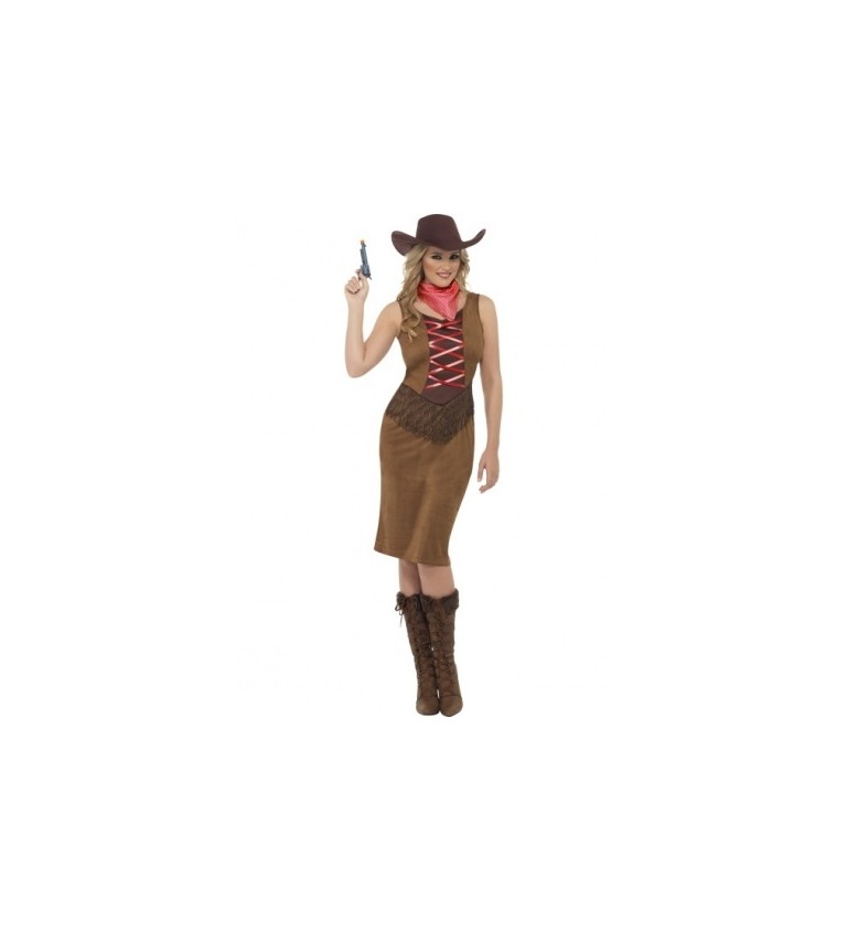 Jelmez "Cowgirl - hosszú ruha"