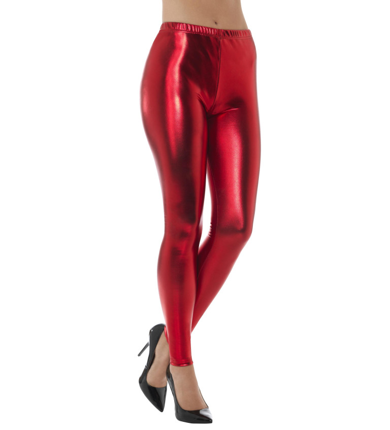 Női leggings DISCO - piros