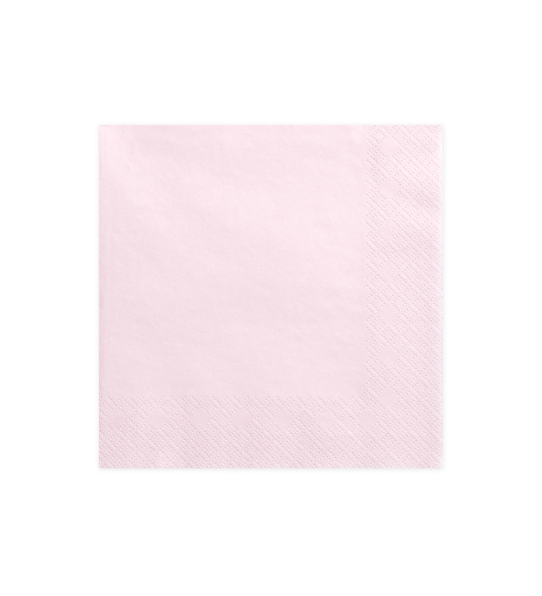 Szalvéták rózsaszín