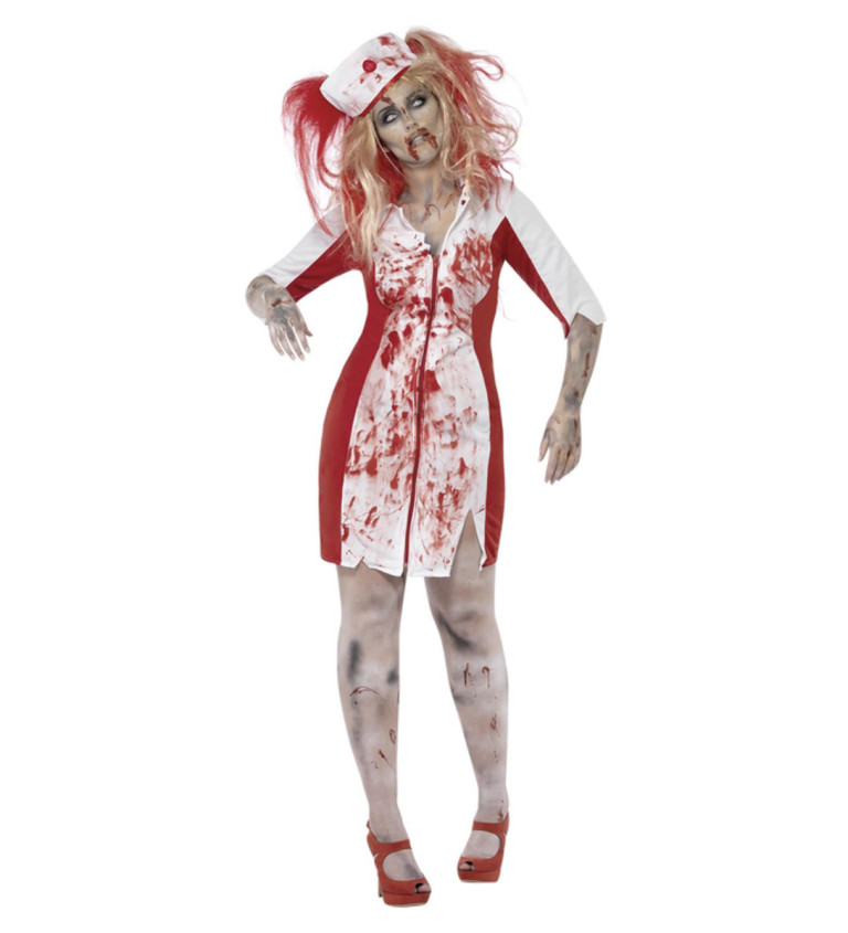 Női jelmez - zombi ápolónő