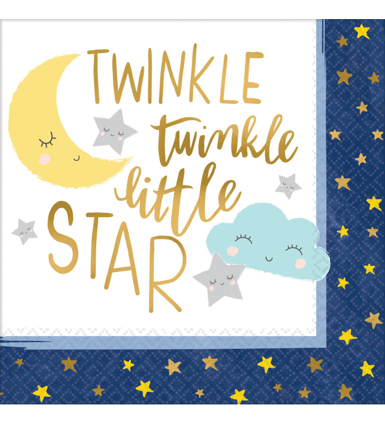 Twinkle little star szalvéták  16 db