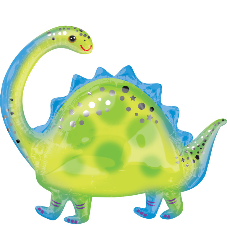 Zöld dinoszaurusz léggömb