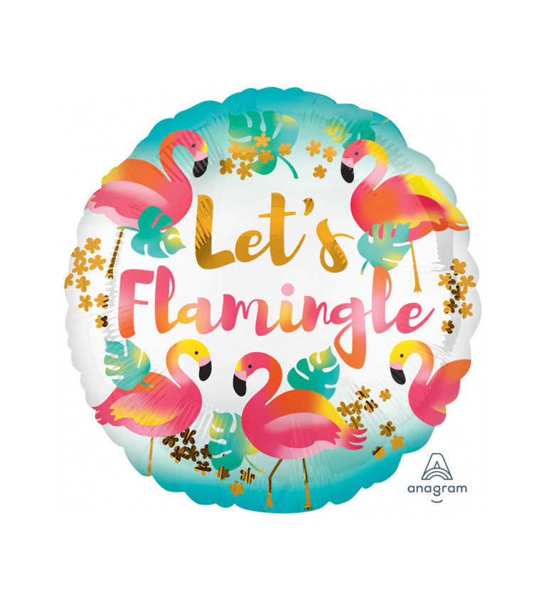 Léggömb Lets flamingó