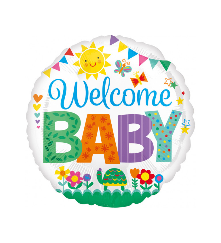 Baby welcome léggömb