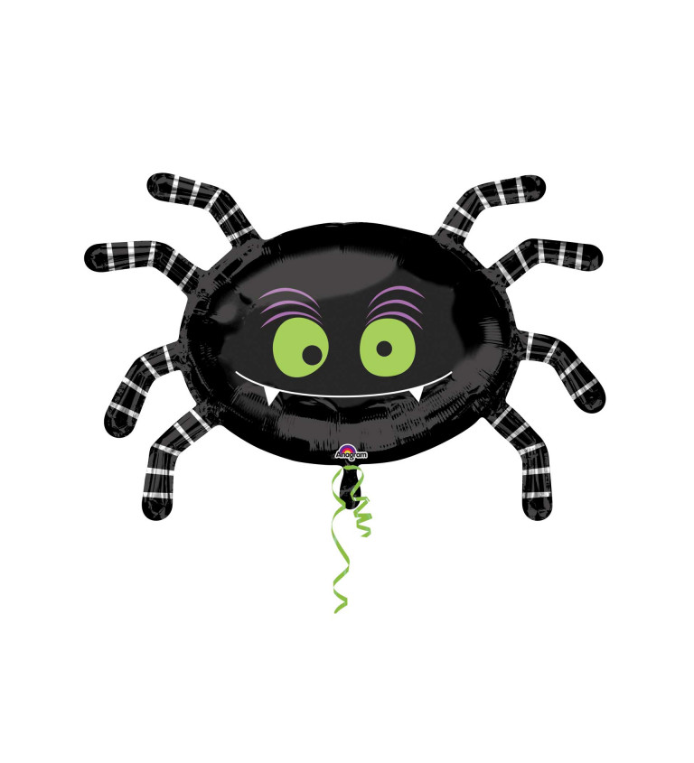 Fólia léggömb - aranyos pók