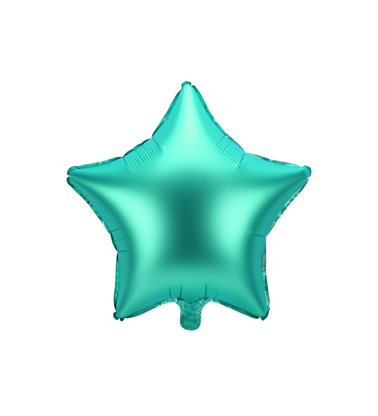 Csillag zöld ballon