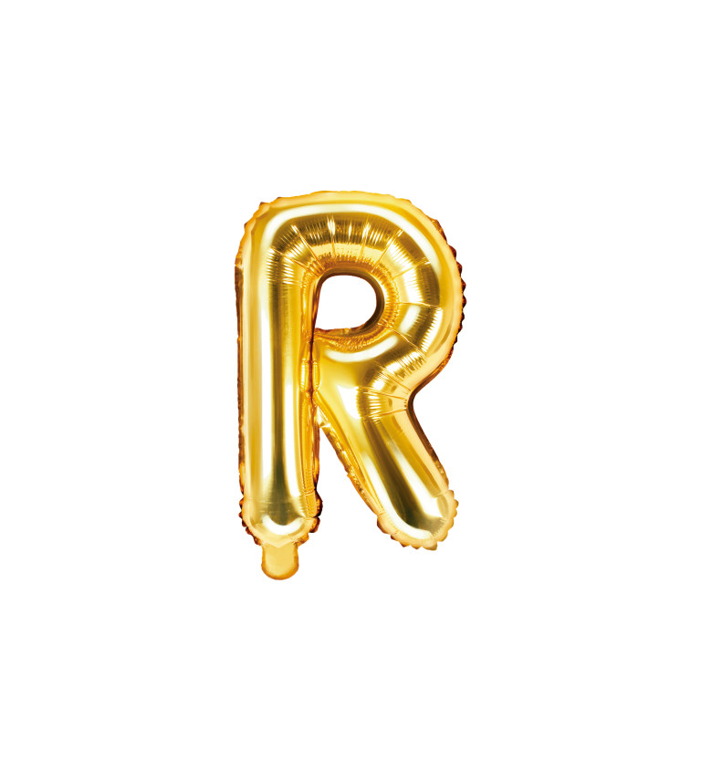 Léggömb arany R betű