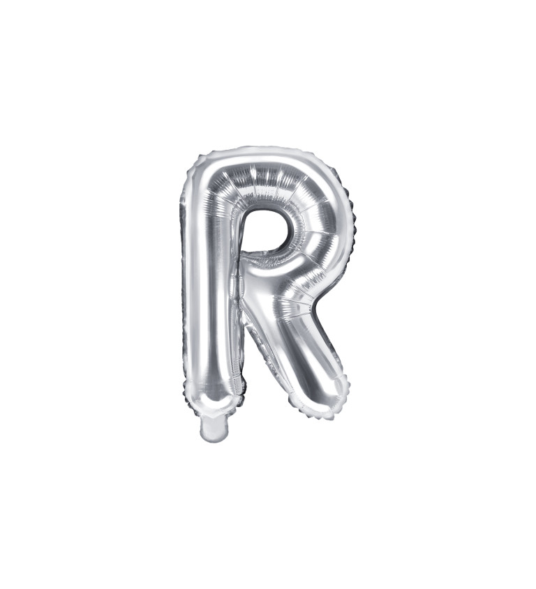 Léggömb ezüst R betű