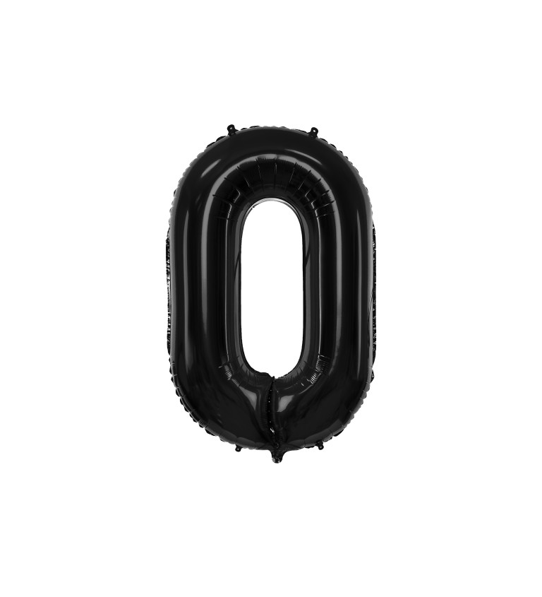 Fólia ballon 0 - fekete