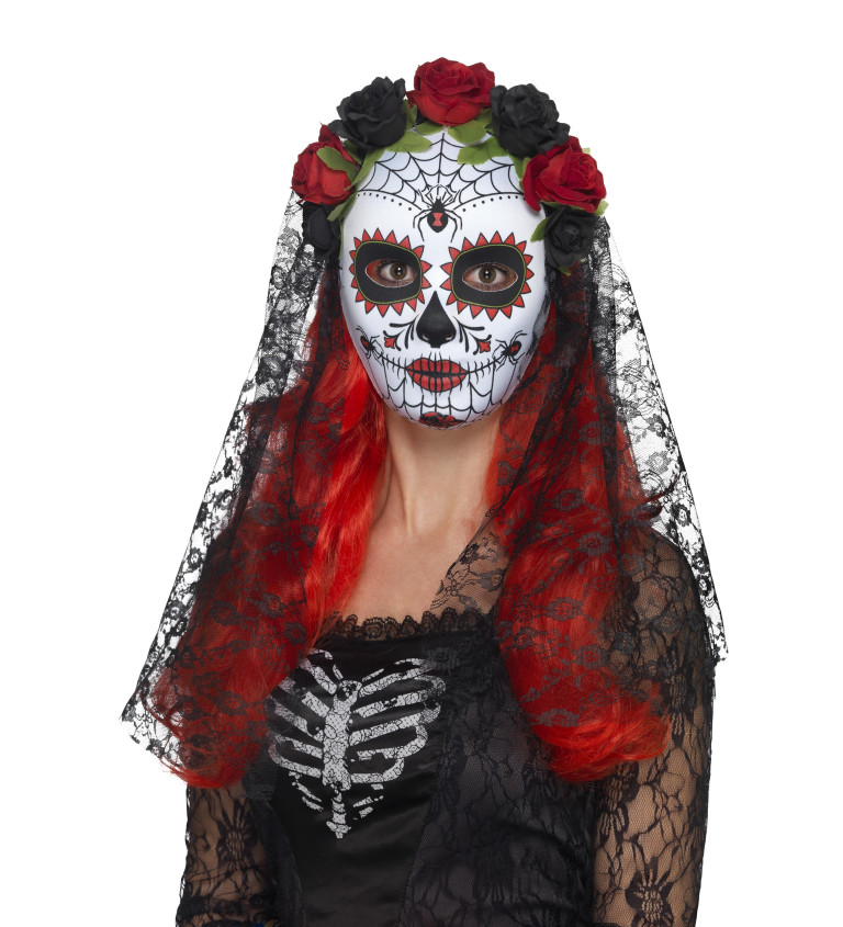 Muerta Halloween maszk