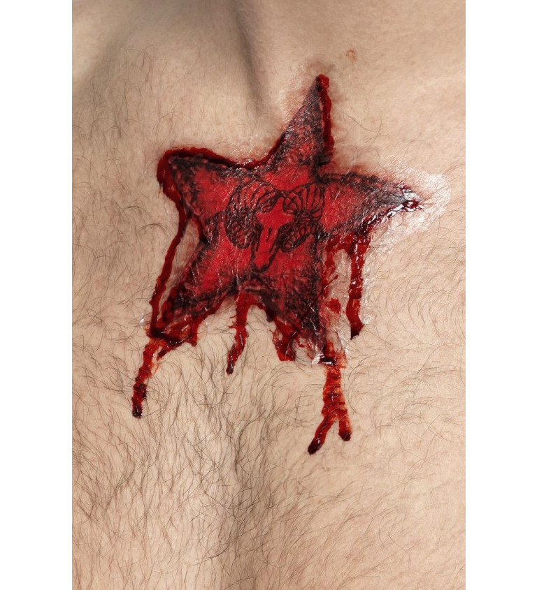 Vér csillag tetoválás