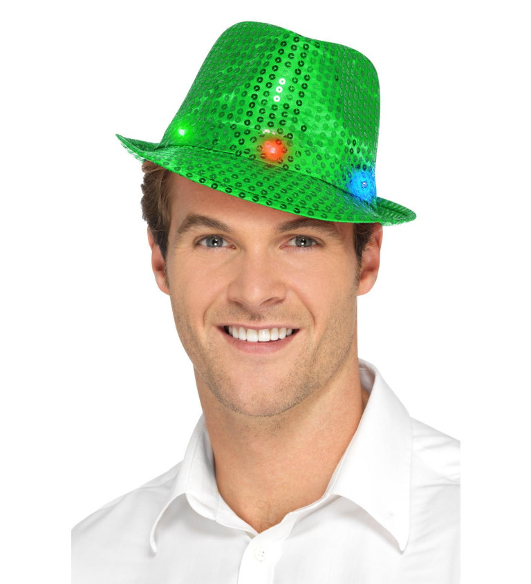 Light Up kalap- zöld