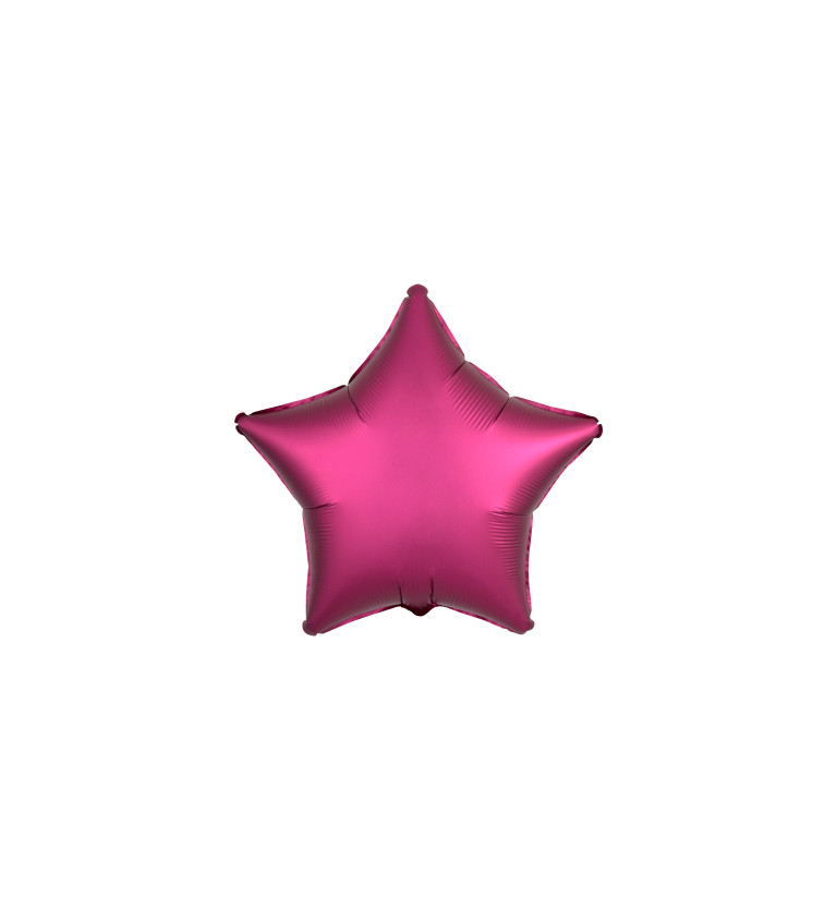 Léggömb fólia csillag rózsaszín