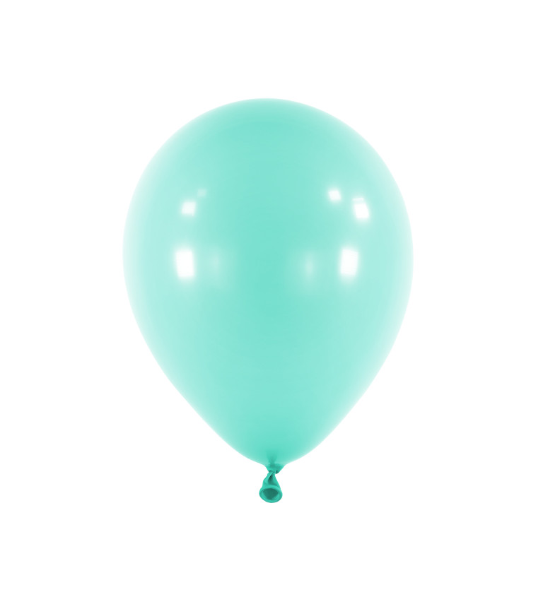 Latex lufi 35 cm menta, 50 db