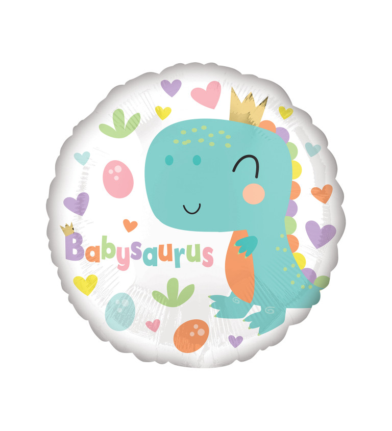 Babysaurus fólia léggömb