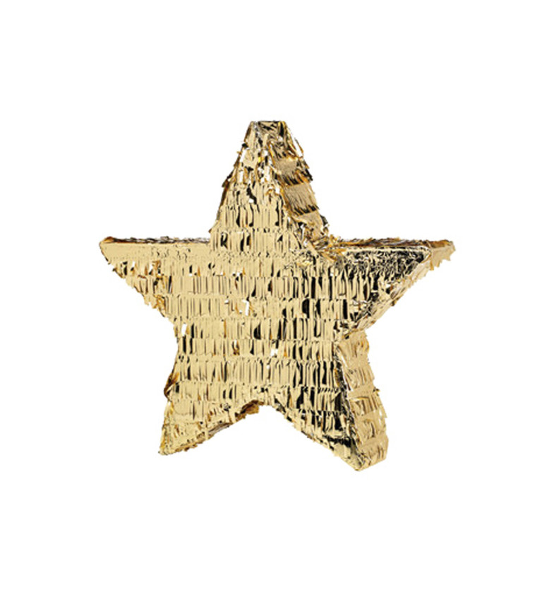 Gold Star Pinata