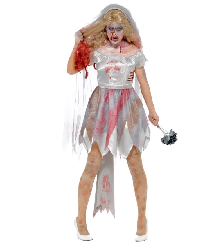 Halloween jelmez "Zombie Bride II"