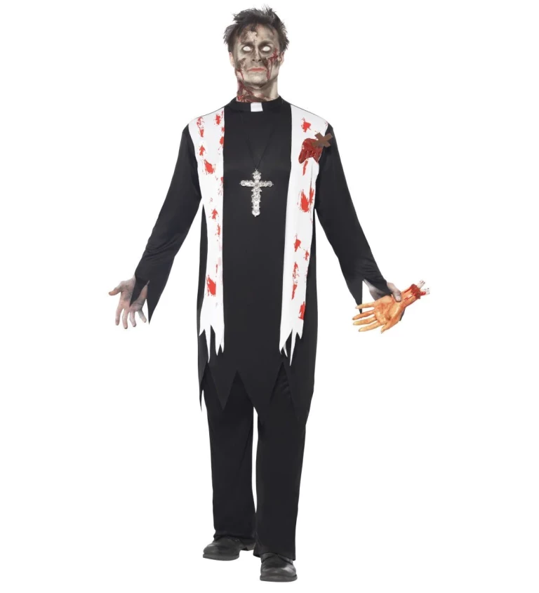 "Zombie Priest" Halloween jelmez