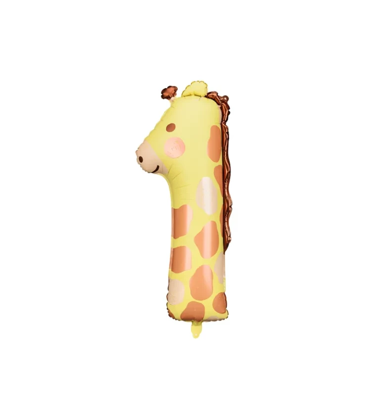 Fólia léggömbök 1 zsiráf