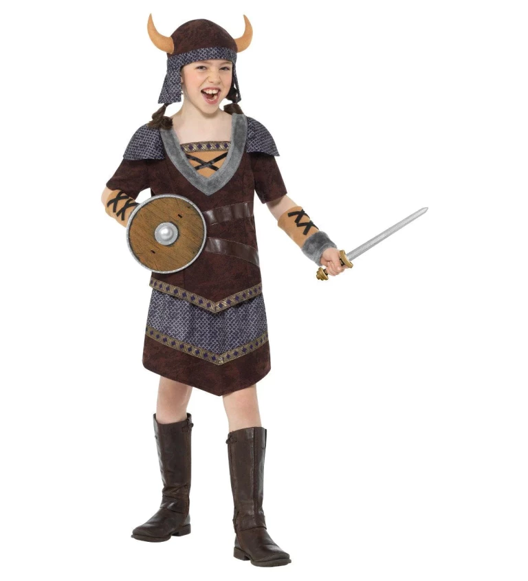 Gyermek jelmez "Viking lány"