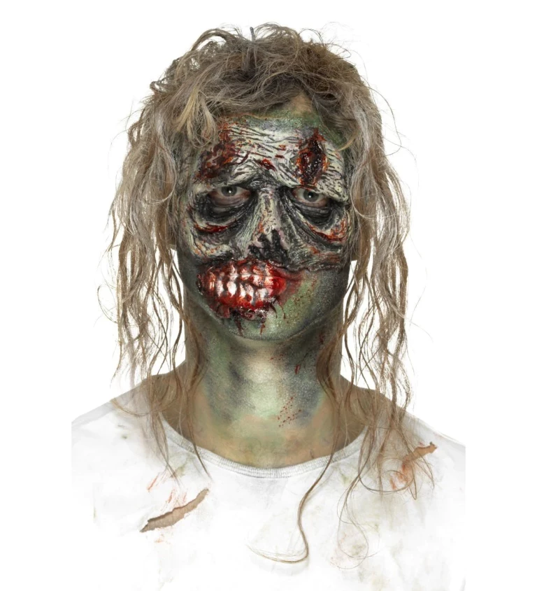 Latex zombi maszk