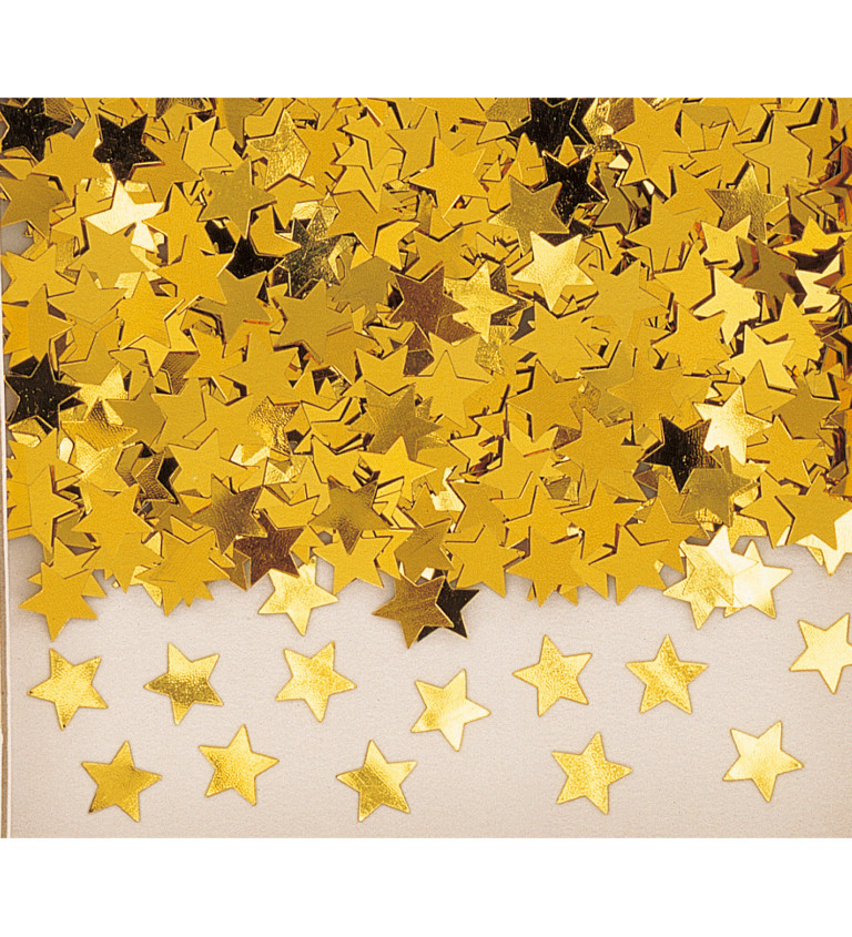 Arany csillag konfetti