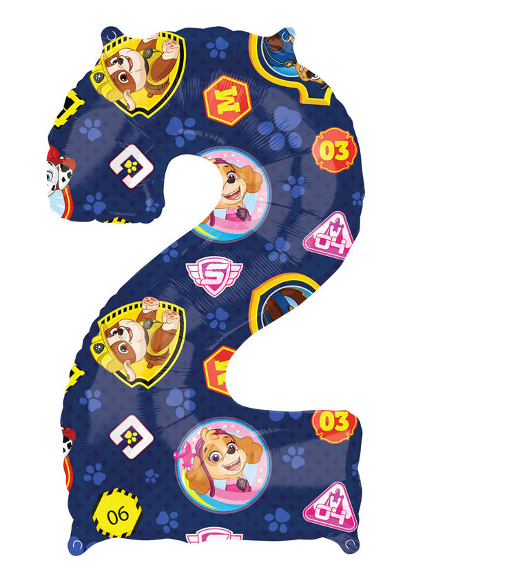 Fóliás lufi - 2-es szám - Tappancs kommandó minta