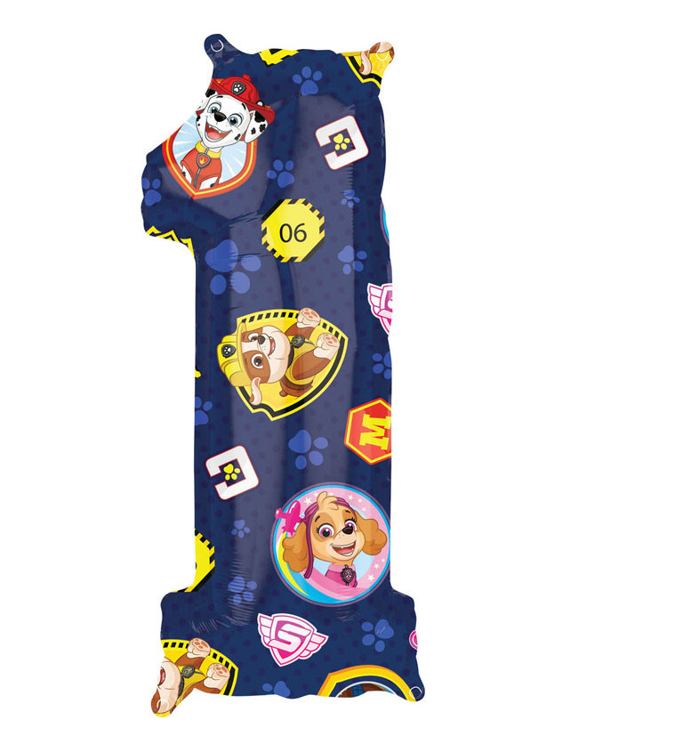 Tappancs Őrjárat fólia lufi 1-es szám