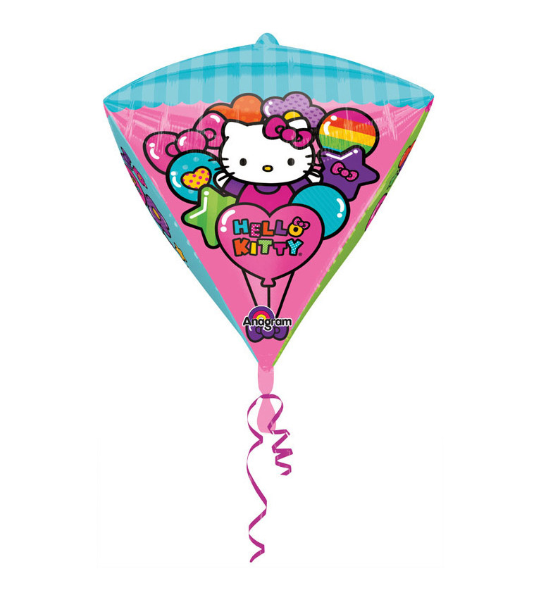 Balloon - Hello kitty gyémánt