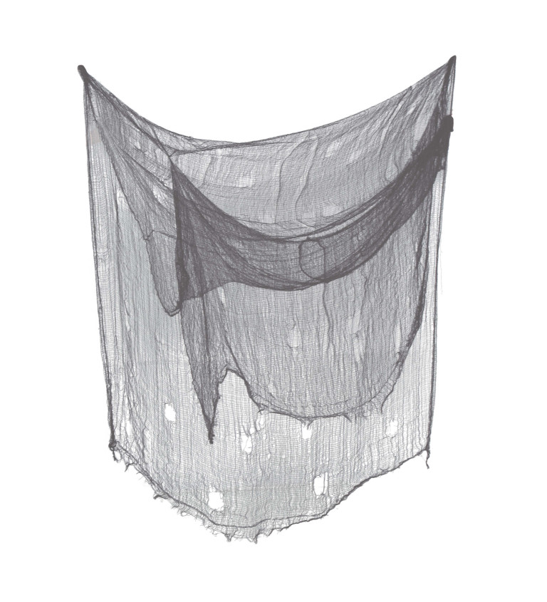 Szürke elszakadt szövet