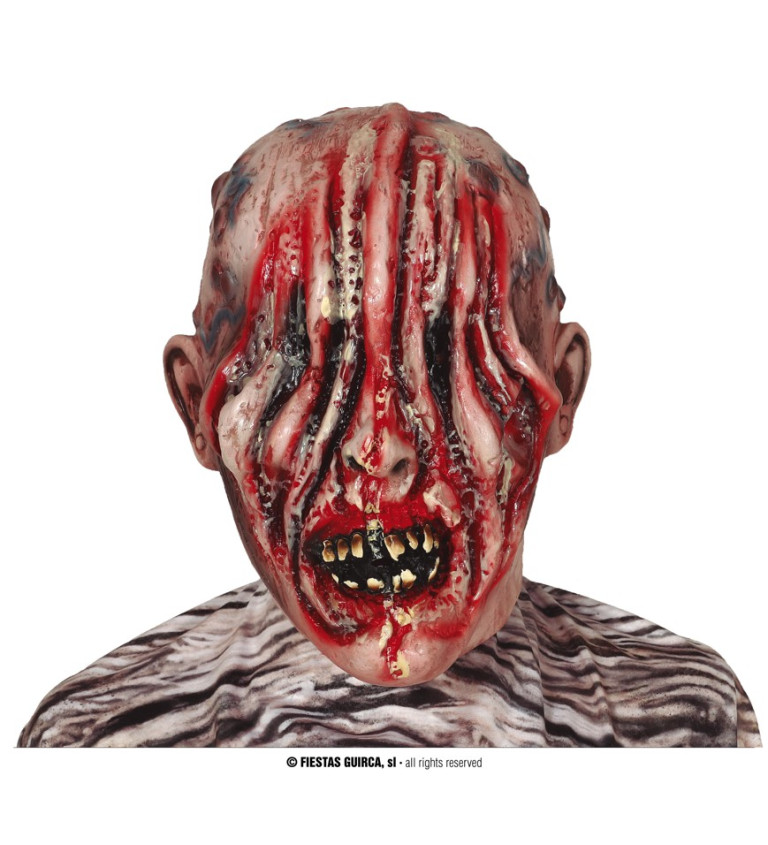 Latex zombi vak maszk