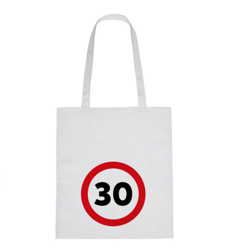 Vászontáska - 30, 36x42 cm, fehér