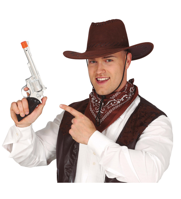 Ezüst cowboy pisztoly