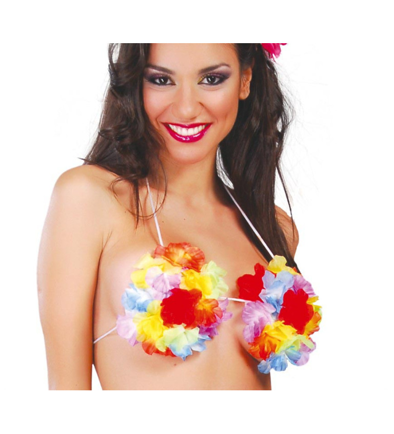 Női virágmintás melltartó