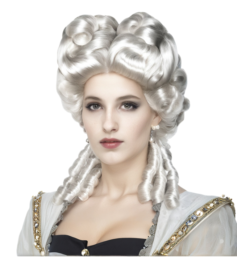 Női paróka – barokk királynő