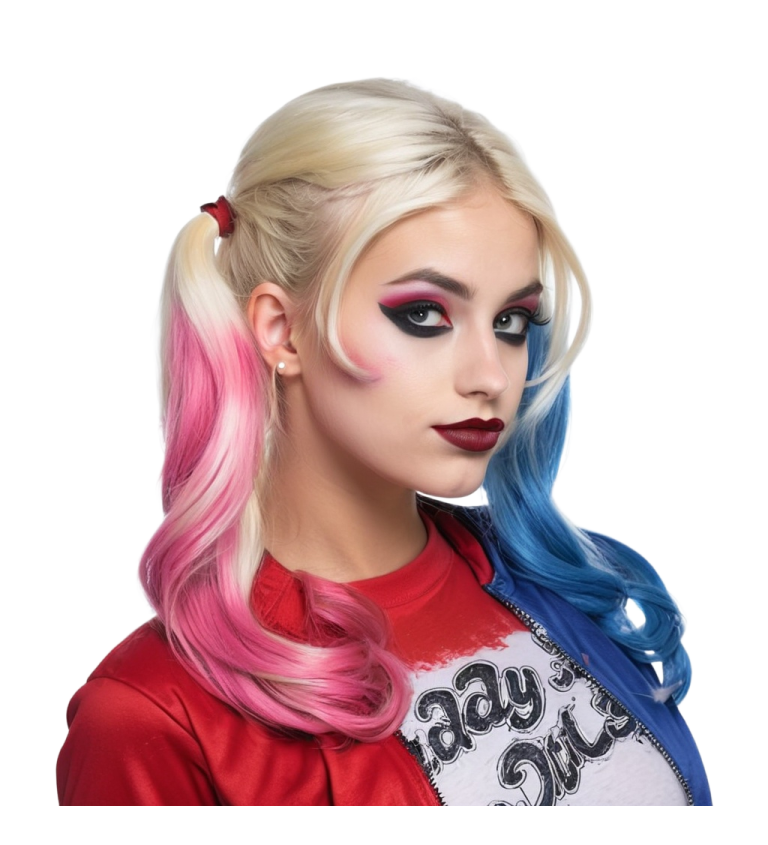 Női paróka – őrült bohóc nő