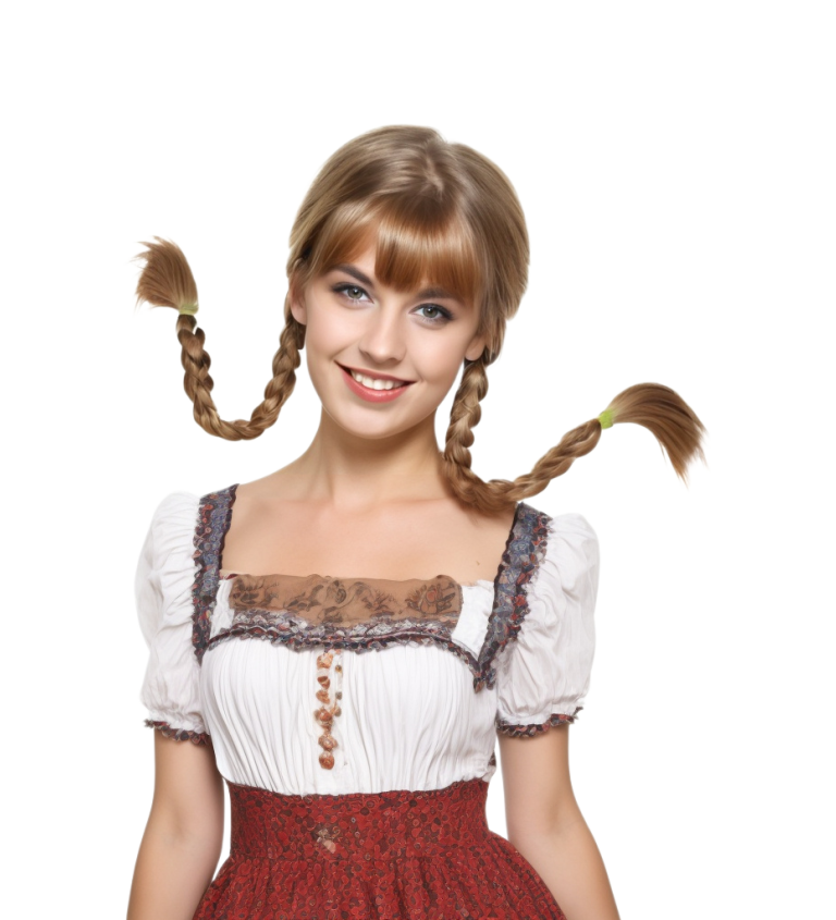 Női paróka – parasztasszony